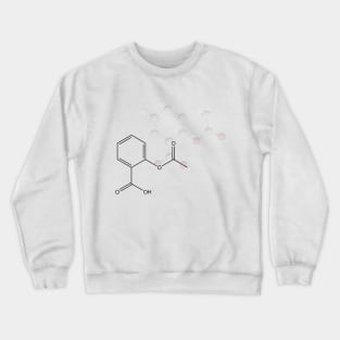 Aspirin Molecule Crewneck Sweatshirt
